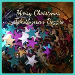 Tekstbureau Doppie - Merry Christmas