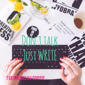 tekstbureau-doppie-dont-talk-just-write